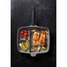 MasterClass Aluminium Three Section Grill Pan