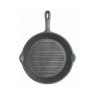 Kitchen Craft Cast Iron Round Grill Pan Ribbed Base 24cm