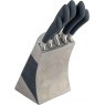 Sabatier 5pc Knife Set With Stainless Steel Block