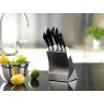 Sabatier 5pc Knife Set With Stainless Steel Block