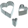 Kitchen Craft Heart Fondant Cutter Set