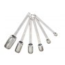 MasterClass Stainless Steel 6 Piece Measuring Spoon Set