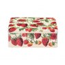 Emma Bridgewater Strawberries Deep Rectangular Tin With Biscuits