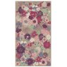 Modern Floral Print Scarf Stone