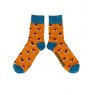 Mens Fox Faces Socks