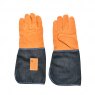 Fallen Fruits Denim Garden Gloves Short