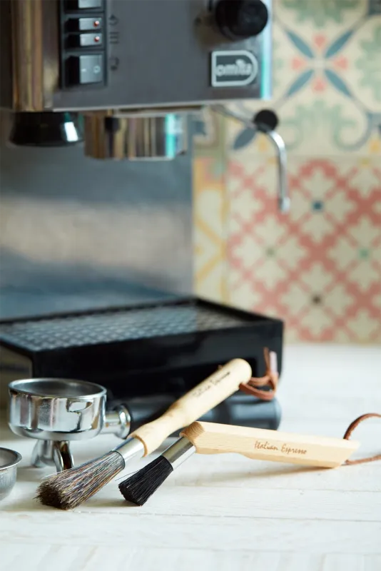 Redecker Redecker Espresso Maker Brush Oiled Beechwood