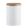 Typhoon Embossed White Coffee Storage