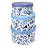 Rex London Sara Miller Navy Hummingbird Biscuit Barrel