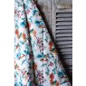 Turquoise Hummingbird Double Quilted Throw