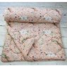 Peach Blossom Double Quilted Throw