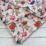 Pink Floral Double Quilted Throw