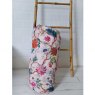 Pink Floral Double Quilted Throw