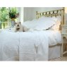 Grace White Single Quilted Bedspread
