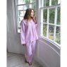 Ladies Pink Linen Pyjamas