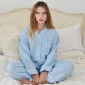 Sky Blue Linen Pyjamas
