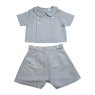 Childs Linen Shirt & Short Set