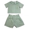 Childs Linen Shirt & Short Set