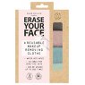 Danielle Creations Erase Your Face Make Up Removing Cloths - 4 Pack Pastels