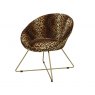 Lounge Chair Leopard Fur