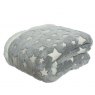 Grey Star Fur Throw In Bag