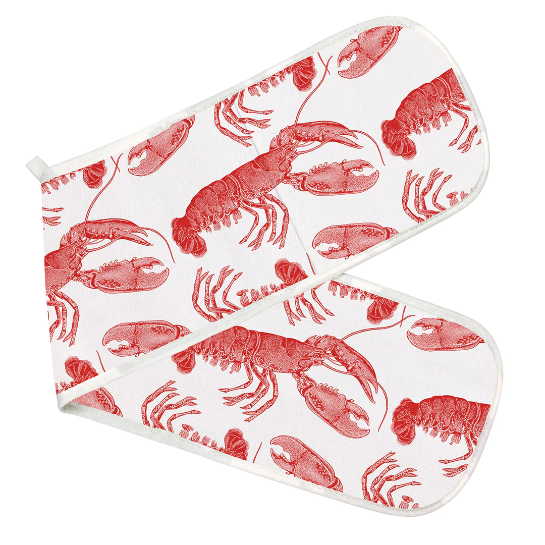 Thornback & Peel Coral Lobster Double Oven Glove