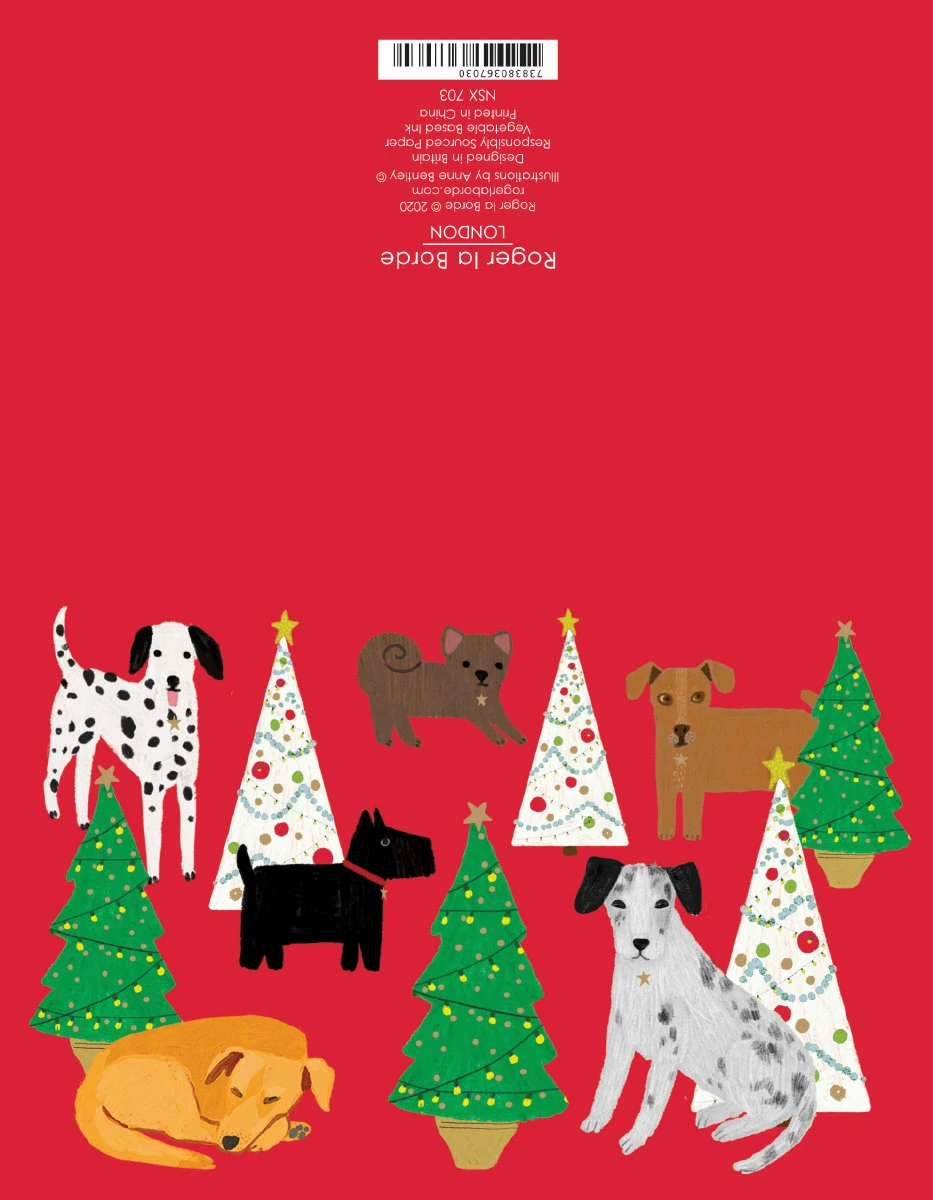 Precious Pooches Christmas Cards 8 Pack