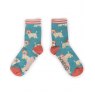 Westie Earmuffs Ankle Socks