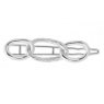 Journey Hair Clip Silver