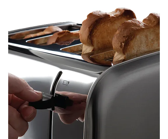 Russell Hobbs Futura 4 Slice Toaster Stainless Steel