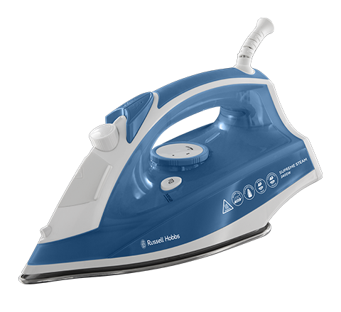 Russell Hobbs Supreme Steam Traditional Iron - Blue & White