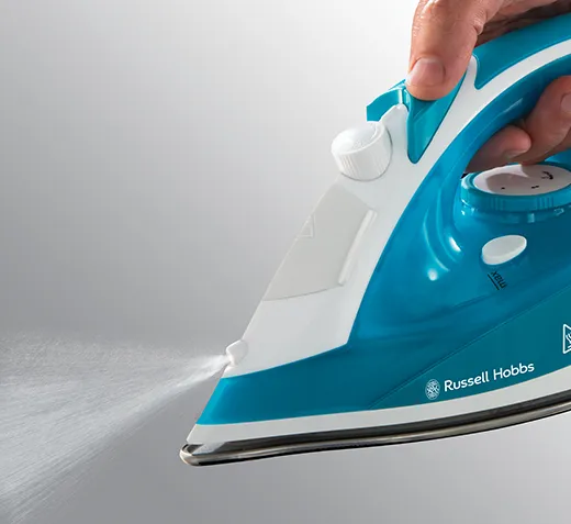 Russell Hobbs Supreme Steam Traditional Iron - Blue & White