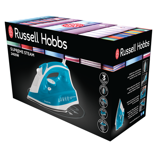 Russell Hobbs Russell Hobbs Supreme Steam Traditional Iron - Blue & White