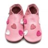 Inch Blue Pink Heart Babygrow & Shoes Gift Set