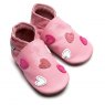 Inch Blue Pink Heart Babygrow & Shoes Gift Set