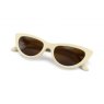 Newgate Naughty Sunglasses Matte Cream/Brown