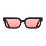 Newgate London Mole Feisty Sunglasses Matte Pale Grey/Black