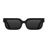 Newgate London Mole Feisty Sunglasses Matte Pale Grey/Black