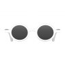 Newgate Moley Sunglasses Matte White/Black