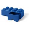 Lego 8-Stud Red Storage Brick Drawer