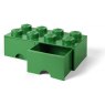 Lego 8-Stud Red Storage Brick Drawer