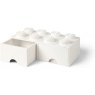 Lego 8-Stud Red Storage Brick Drawer