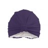 Full Circle Beauty Turban Shower Cap Navy