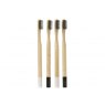 Full Circle Beauty  Clean & Green Bamboo Toothbrushes Pk4