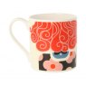 Orla Kiely Orla Kiely Dee Dee Teal Quite Big Mug 350ml