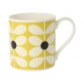 Orla Kiely Sixties Stem Ochre Mug