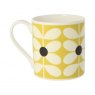 Orla Kiely Orla Kiely Lobster Pot Black Mug