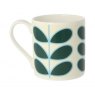 Orla Kiely Linear Stem Teal Mug