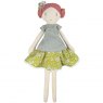 Albetta Powell Craft Rag Doll with Printed Dress & Petal Collar