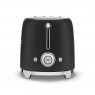 SMEG 50's Style 2 Slice, 2 Slot Toaster - Matte Black